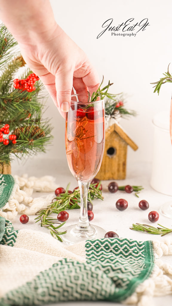 Limited PLR Christmas Mimosa (AKA Poinsettia Cocktail or Cranberry Mimosa)