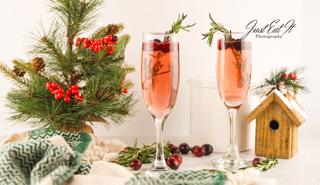 Limited PLR Christmas Mimosa (AKA Poinsettia Cocktail or Cranberry Mimosa)