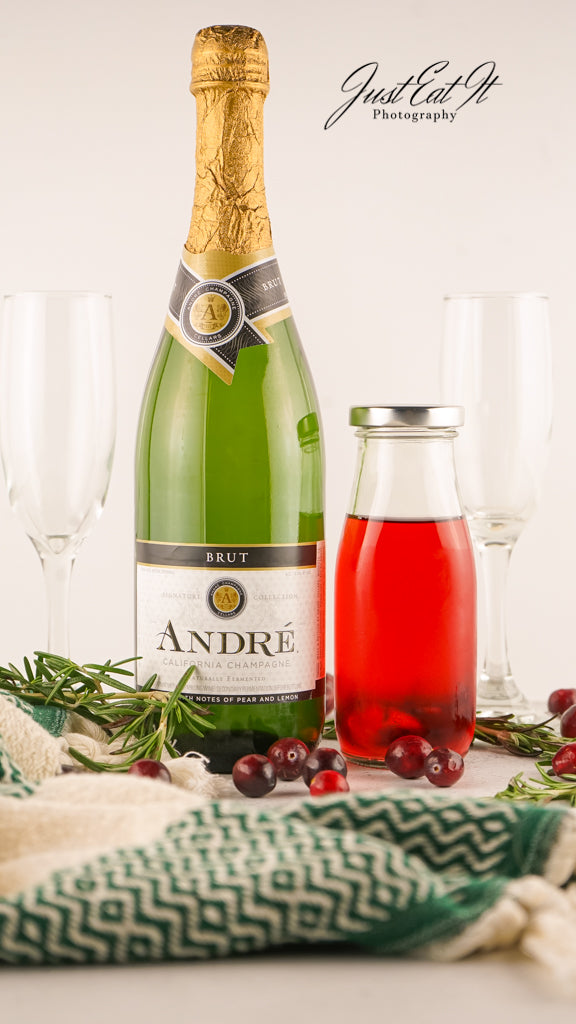 Limited PLR Christmas Mimosa (AKA Poinsettia Cocktail or Cranberry Mimosa)