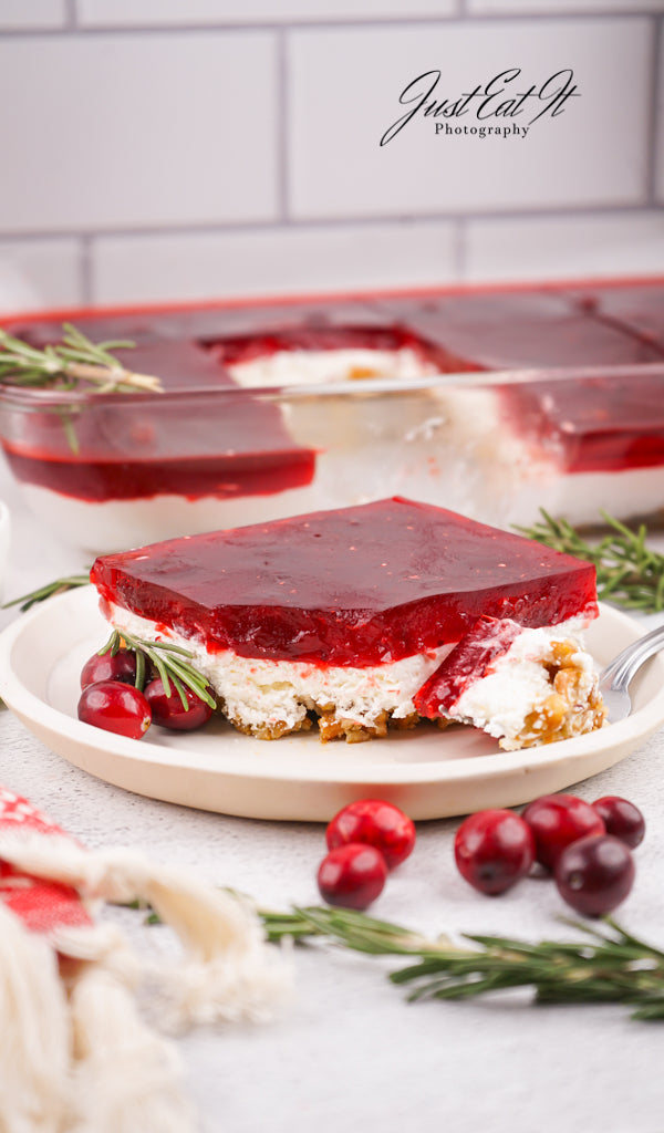Exclusive Cranberry Pretzel Salad