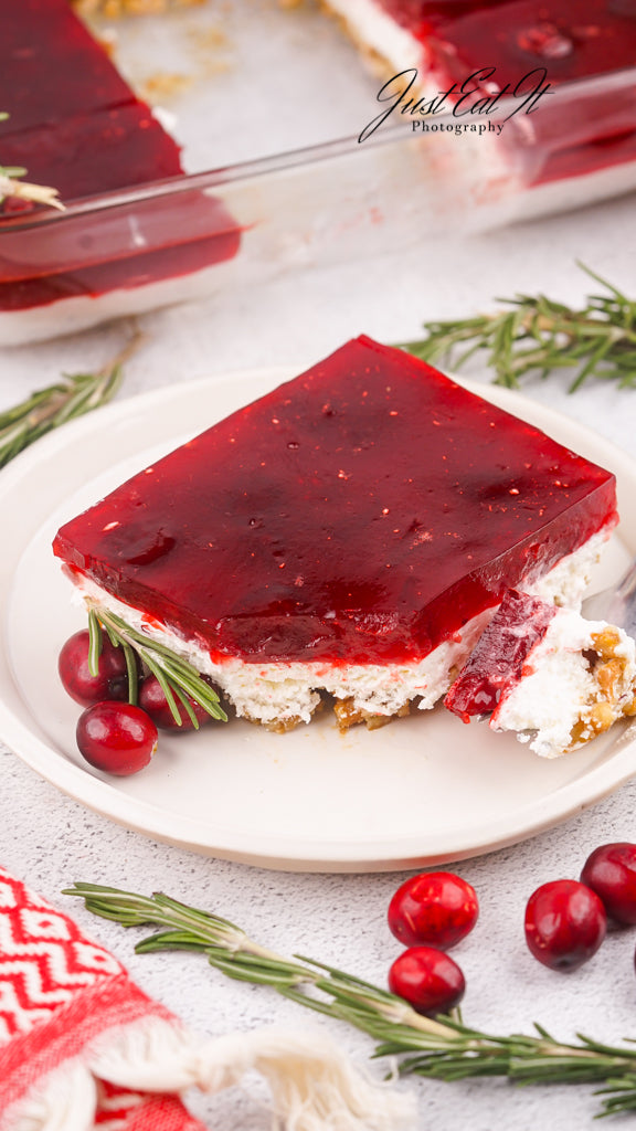 Exclusive Cranberry Pretzel Salad