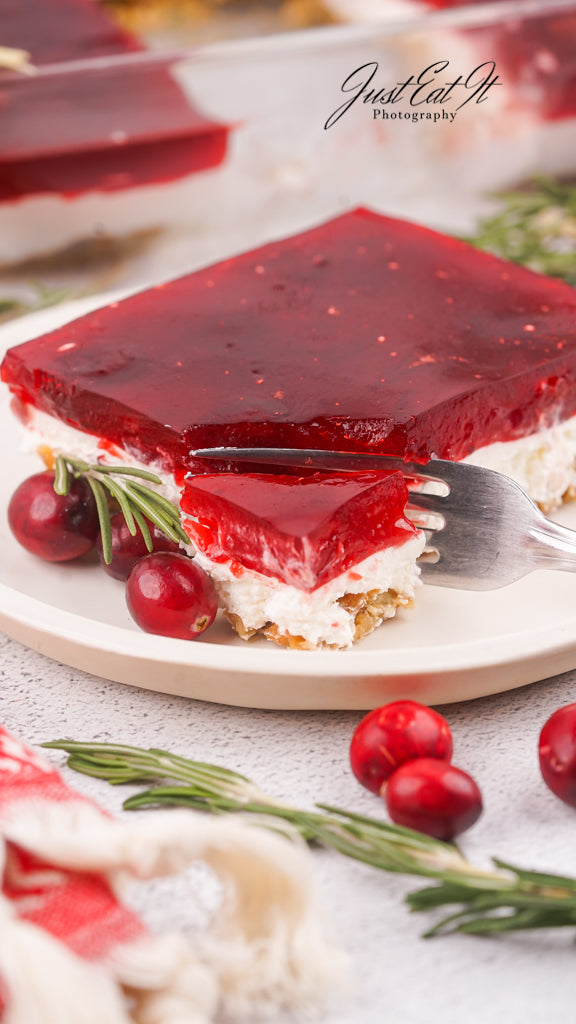 Exclusive Cranberry Pretzel Salad