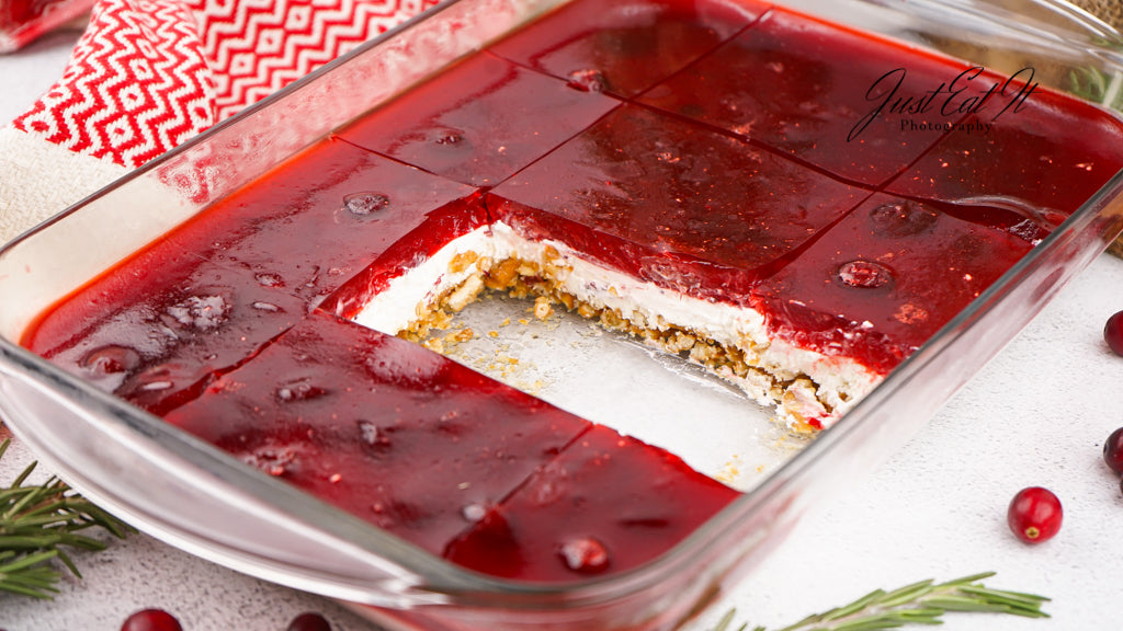 Exclusive Cranberry Pretzel Salad