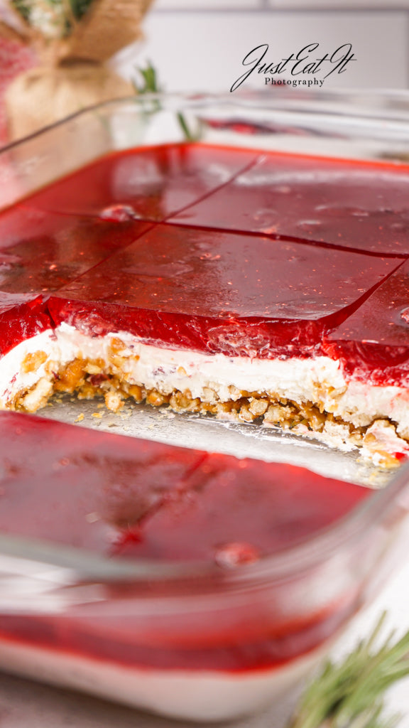 Exclusive Cranberry Pretzel Salad