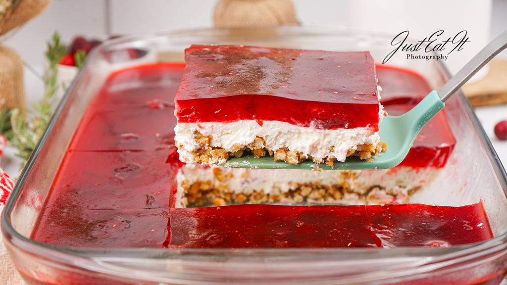 Exclusive Cranberry Pretzel Salad