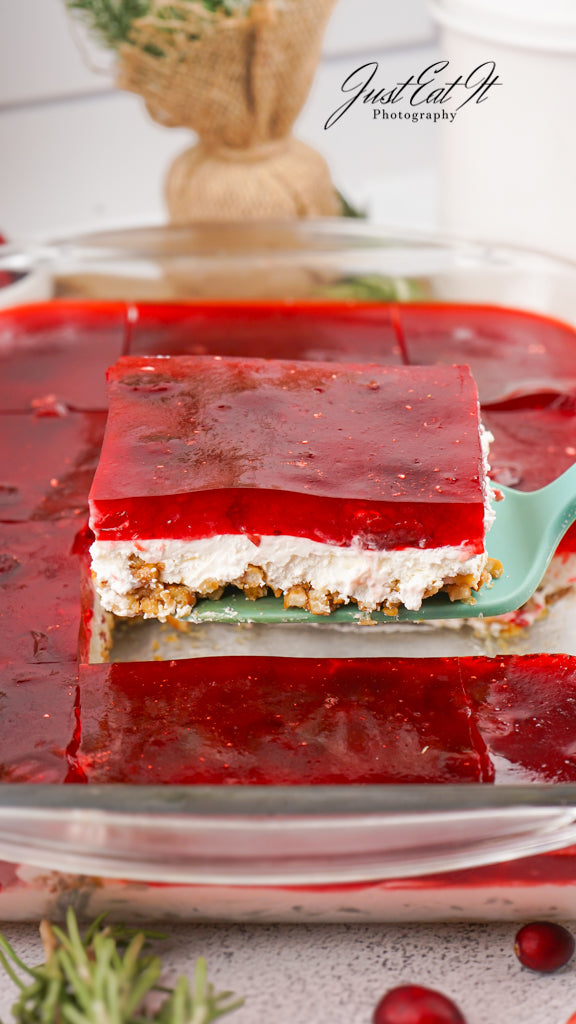 Exclusive Cranberry Pretzel Salad