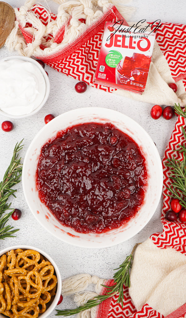 Exclusive Cranberry Pretzel Salad