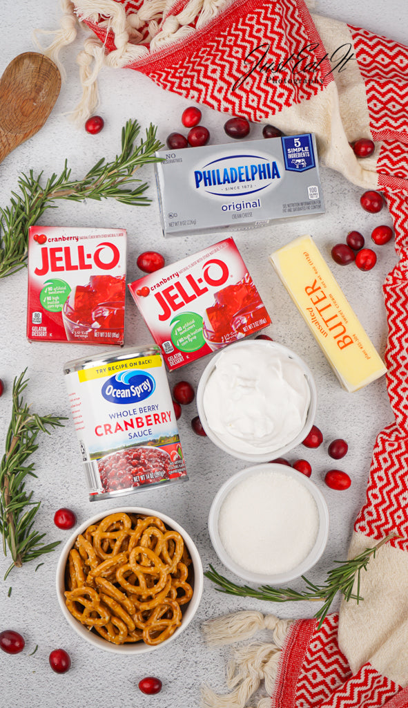 Exclusive Cranberry Pretzel Salad