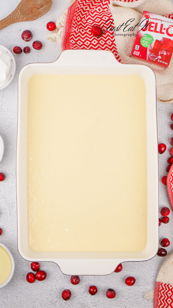 Limited PLR Cranberry Poke Cake