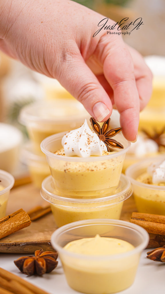 Limited PLR Eggnog Pudding Shots