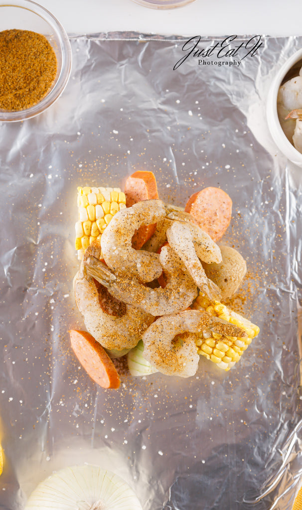 Exclusive Shrimp Boil Foil Packets