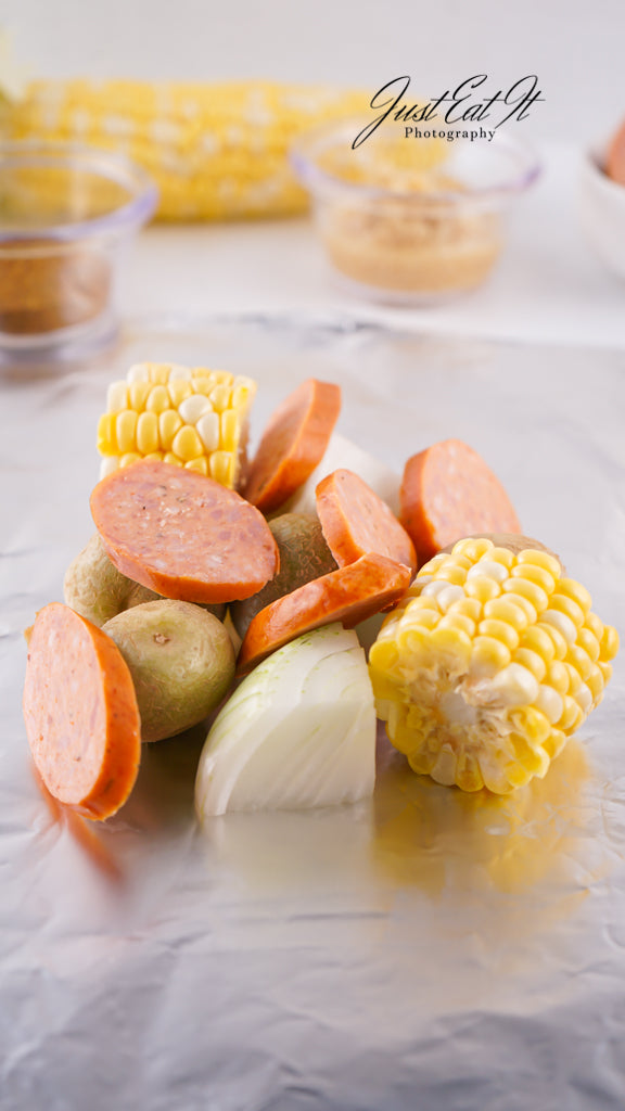 Exclusive Shrimp Boil Foil Packets