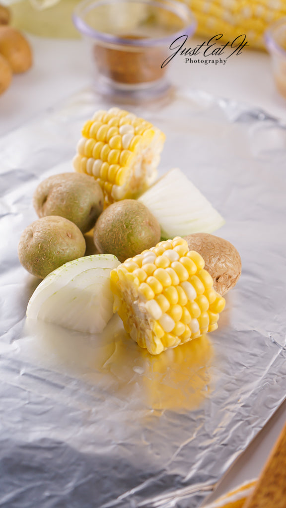 Exclusive Shrimp Boil Foil Packets