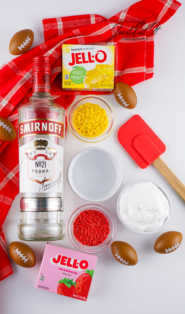 Semi-Exclusive Chiefs Inspired Jello Shots Set 1 of 3