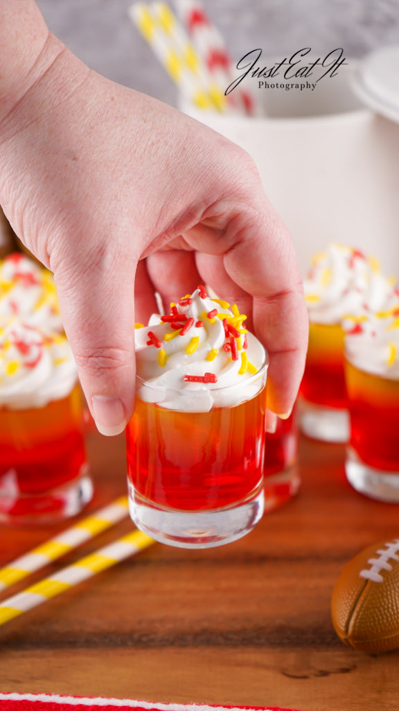 Semi-Exclusive Chiefs Inspired Jello Shots Set 1 of 3