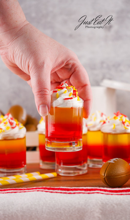 Semi-Exclusive Chiefs Inspired Jello Shots Set 1 of 3
