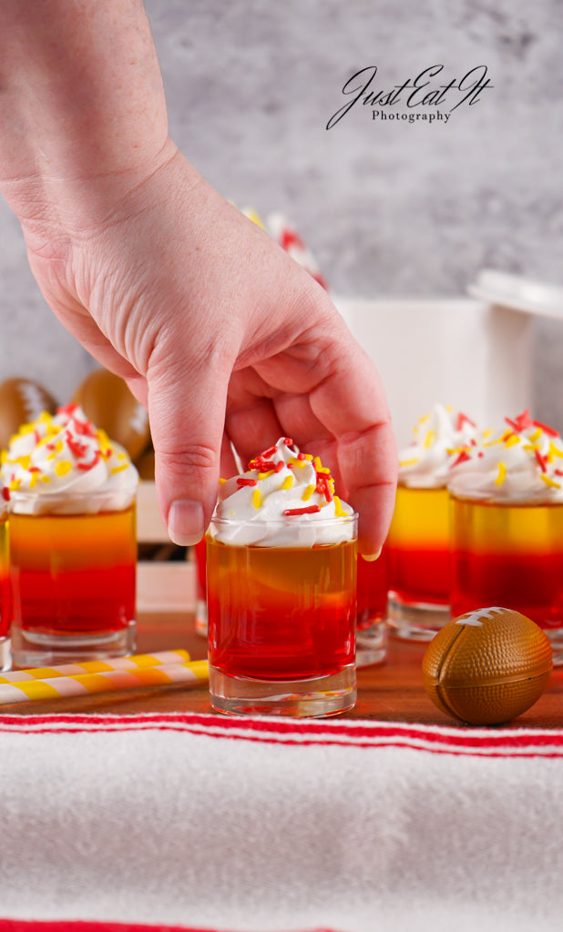 Semi-Exclusive Chiefs Inspired Jello Shots Set 1 of 3