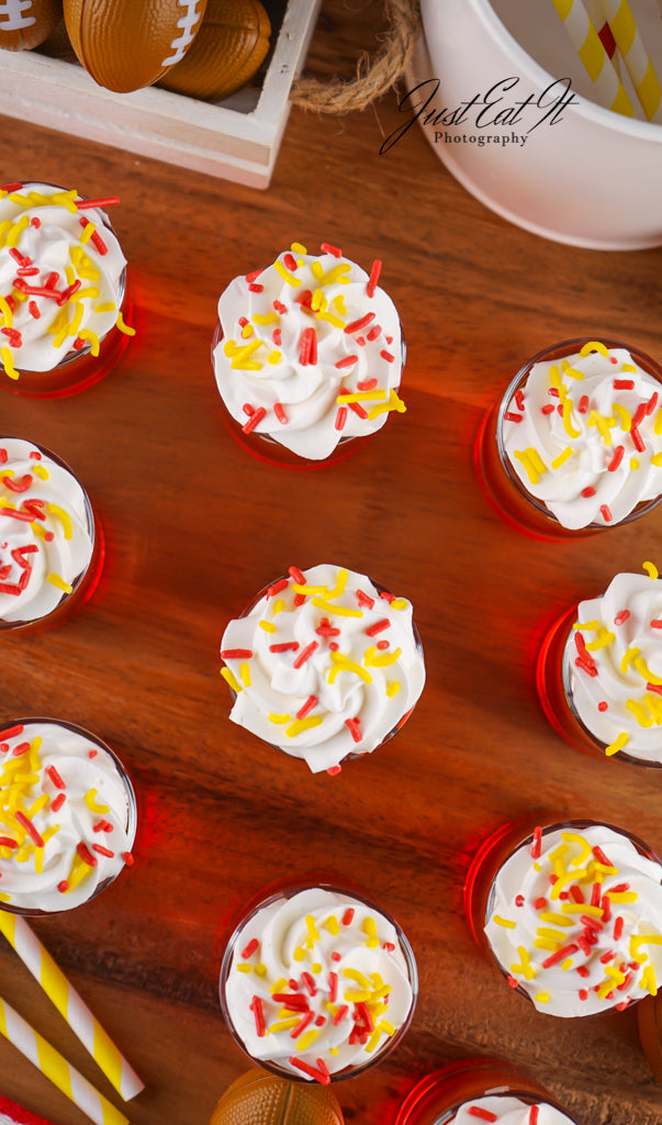 Semi-Exclusive Chiefs Inspired Jello Shots Set 1 of 3