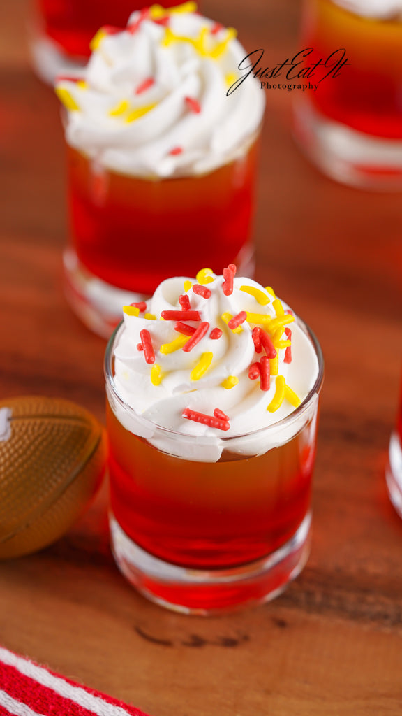 Semi-Exclusive Chiefs Inspired Jello Shots Set 1 of 3