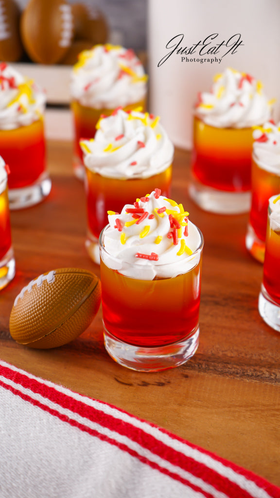 Semi-Exclusive Chiefs Inspired Jello Shots Set 1 of 3