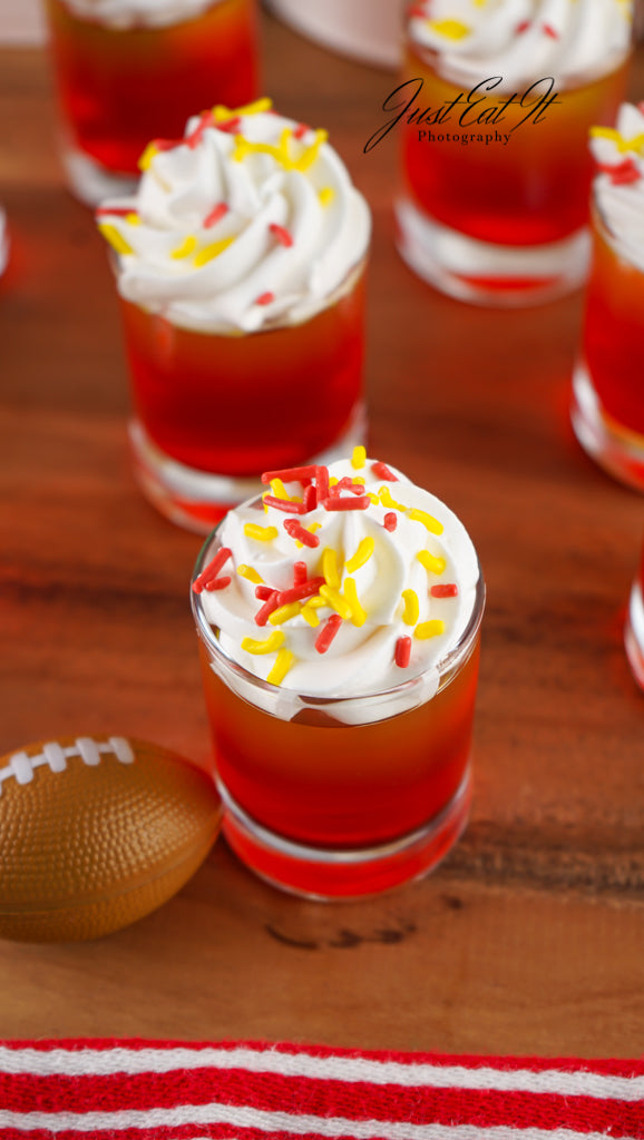Semi-Exclusive Chiefs Inspired Jello Shots Set 1 of 3