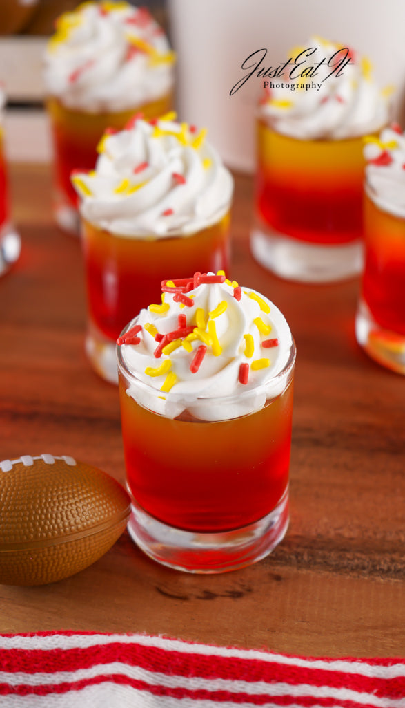 Semi-Exclusive Chiefs Inspired Jello Shots Set 1 of 3
