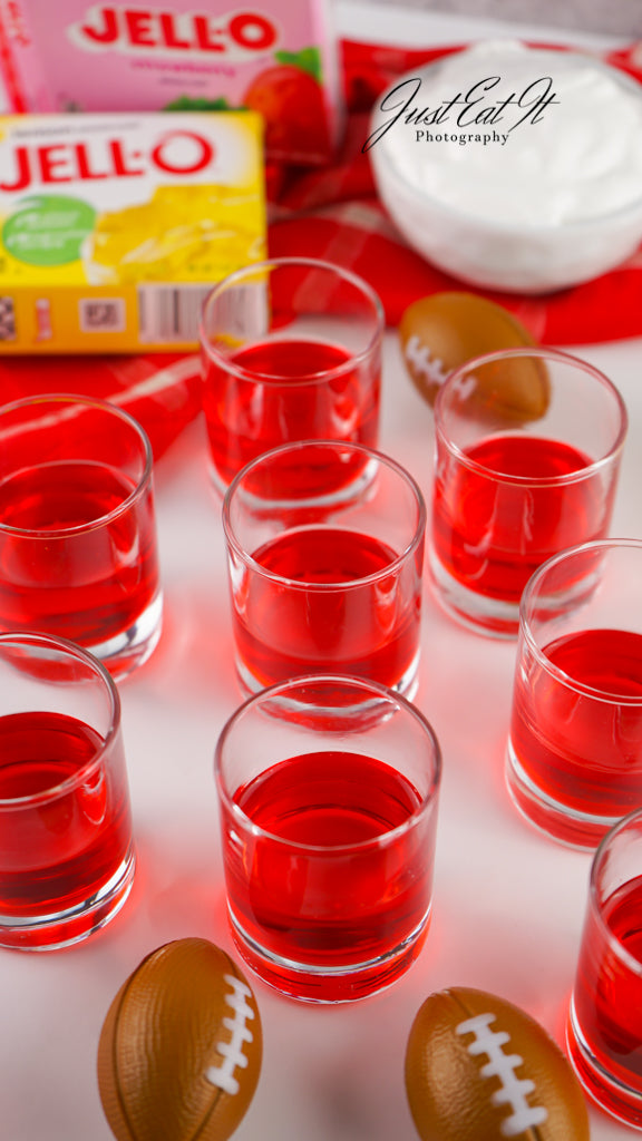 Semi-Exclusive Chiefs Inspired Jello Shots Set 1 of 3