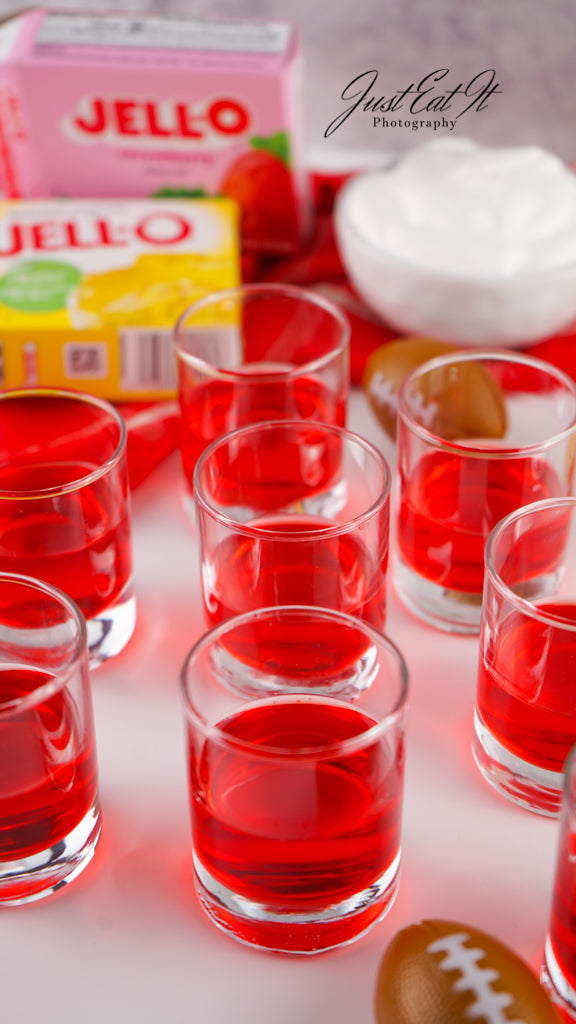Semi-Exclusive Chiefs Inspired Jello Shots Set 1 of 3