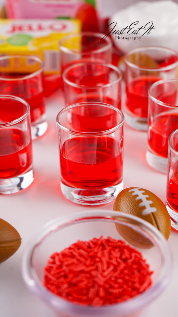 Semi-Exclusive Chiefs Inspired Jello Shots Set 1 of 3
