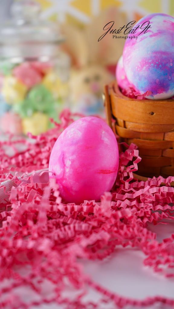 Limited PLR Dyed Eggs Using Shaving Cream