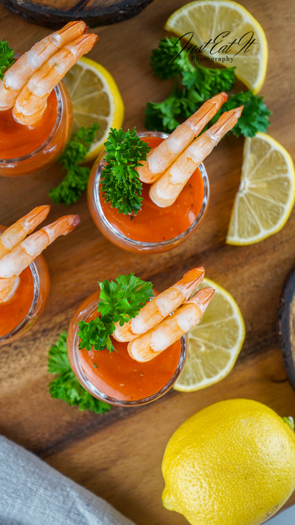 Semi-Exclusive Shrimp Cocktail Shooters Set 3 of 3