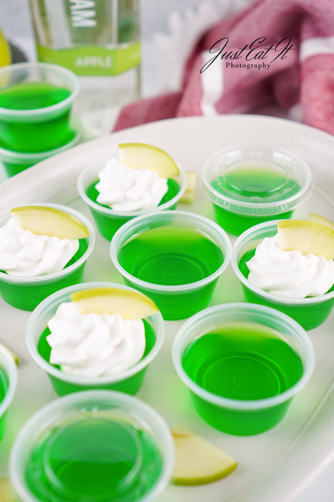 Limited PLR Sour Green Apple Jello Shots