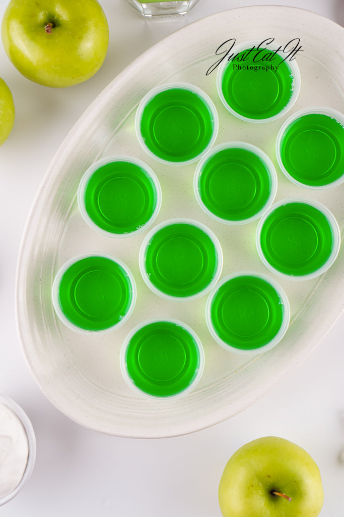 Limited PLR Sour Green Apple Jello Shots