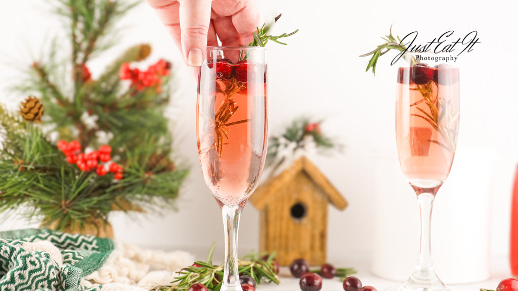 Limited PLR Christmas Mimosa (AKA Poinsettia Cocktail or Cranberry Mimosa)