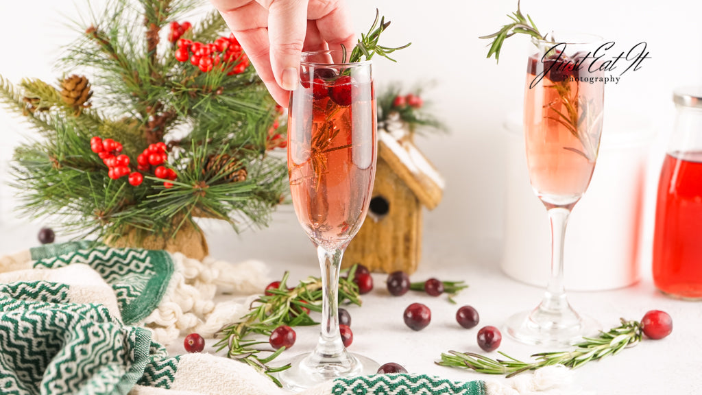 Limited PLR Christmas Mimosa (AKA Poinsettia Cocktail or Cranberry Mimosa)