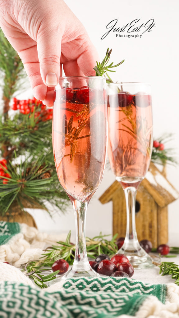 Limited PLR Christmas Mimosa (AKA Poinsettia Cocktail or Cranberry Mimosa)