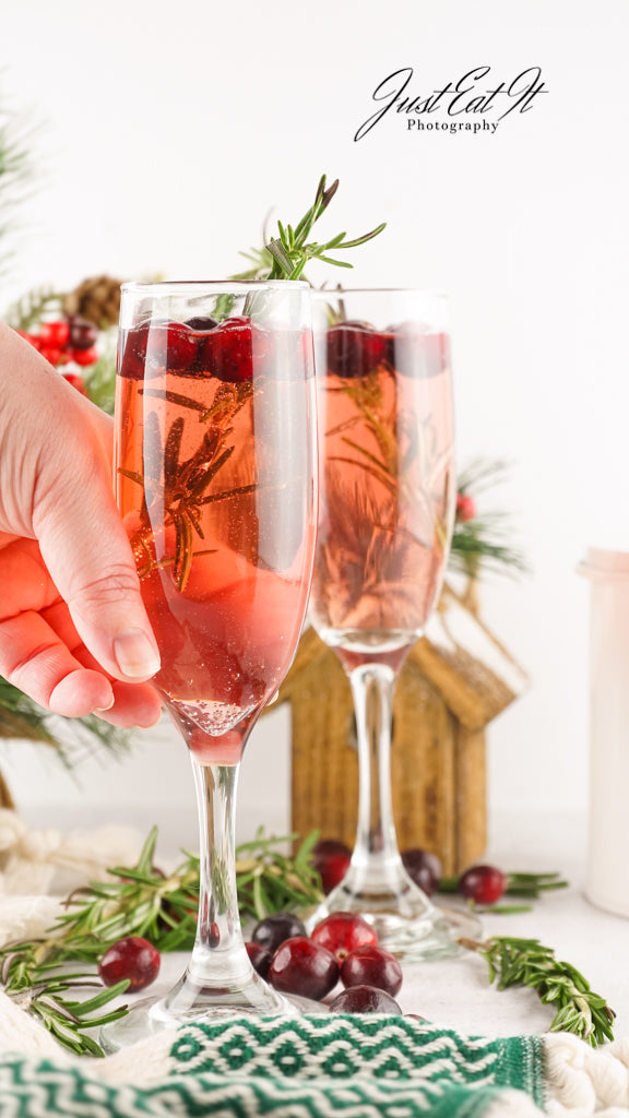 Limited PLR Christmas Mimosa (AKA Poinsettia Cocktail or Cranberry Mimosa)