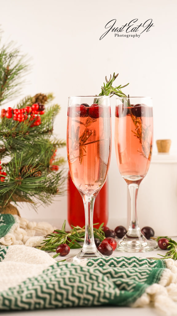 Limited PLR Christmas Mimosa (AKA Poinsettia Cocktail or Cranberry Mimosa)