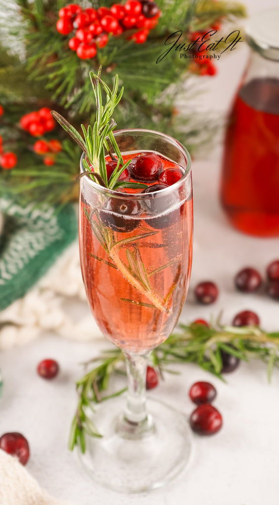 Limited PLR Christmas Mimosa (AKA Poinsettia Cocktail or Cranberry Mimosa)