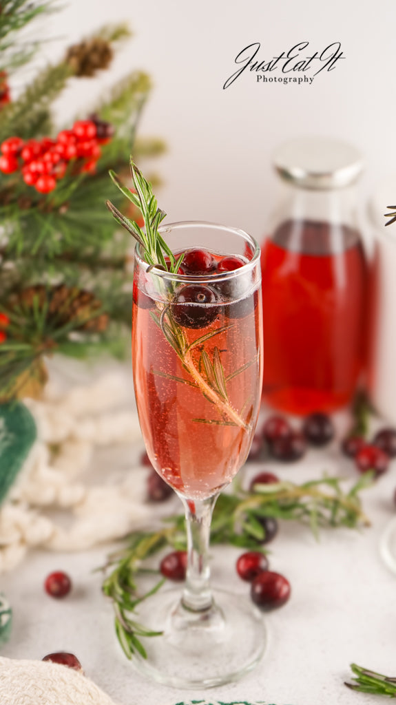 Limited PLR Christmas Mimosa (AKA Poinsettia Cocktail or Cranberry Mimosa)