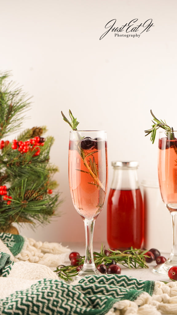 Limited PLR Christmas Mimosa (AKA Poinsettia Cocktail or Cranberry Mimosa)