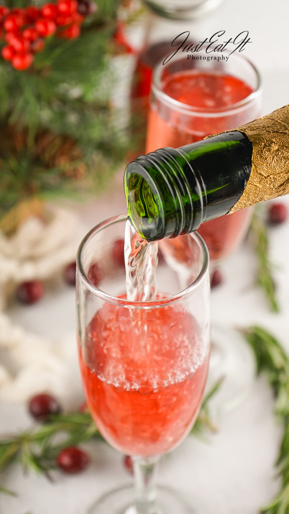 Limited PLR Christmas Mimosa (AKA Poinsettia Cocktail or Cranberry Mimosa)