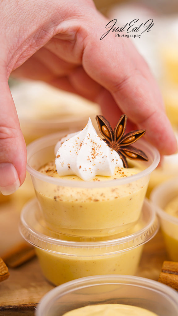 Limited PLR Eggnog Pudding Shots