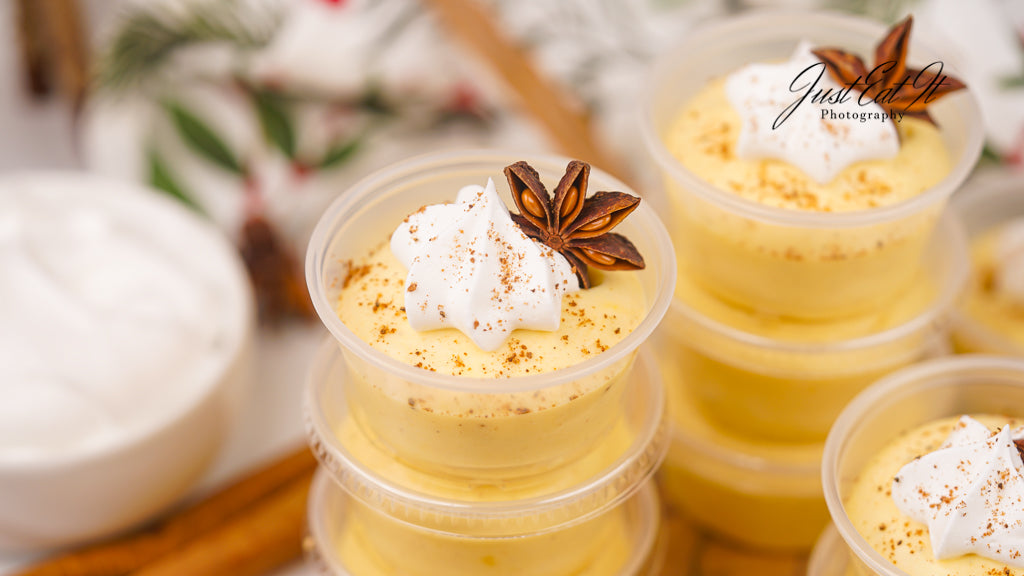 Limited PLR Eggnog Pudding Shots