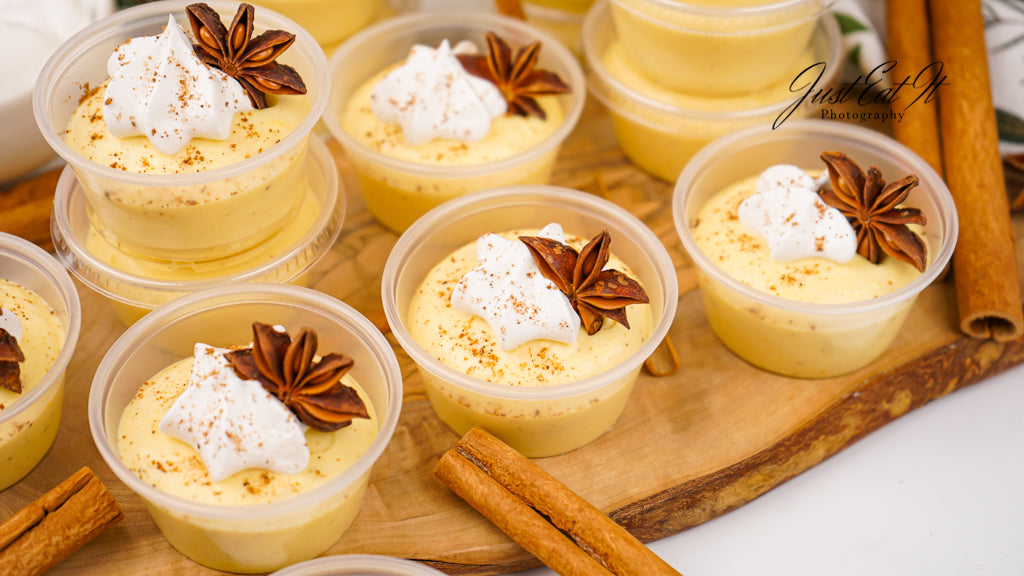 Limited PLR Eggnog Pudding Shots