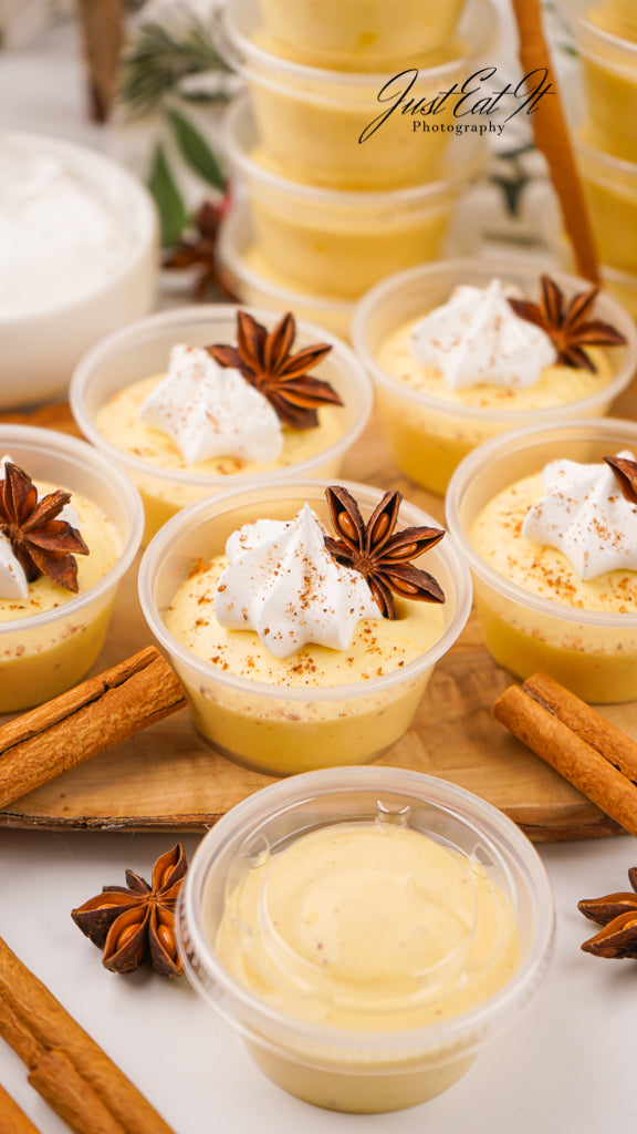 Limited PLR Eggnog Pudding Shots