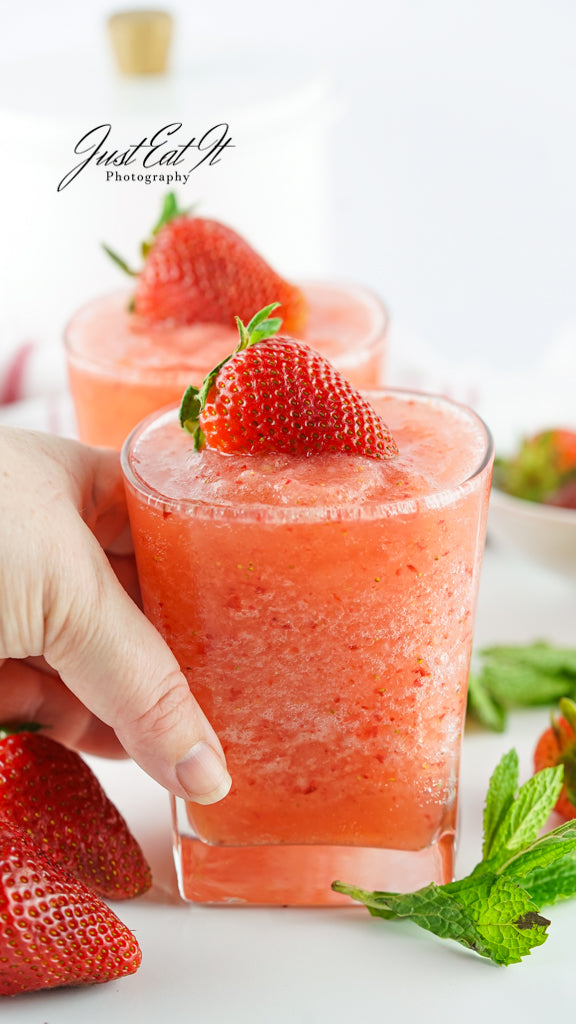 PLR limitado Agua Fresca de Fresa Congelada O Daiquiri de Fresa Virgen