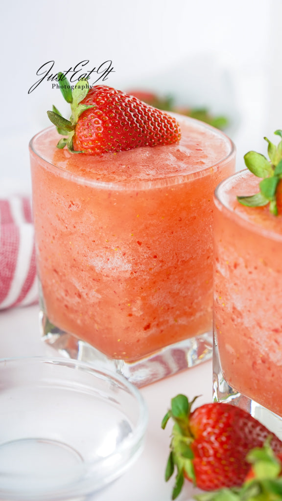 Agua Fresca de Morango Congelado PLR Limitada OU Daiquiri de Morango Virgem