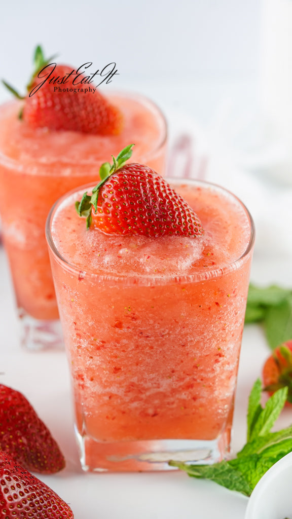 PLR limitado Agua Fresca de Fresa Congelada O Daiquiri de Fresa Virgen