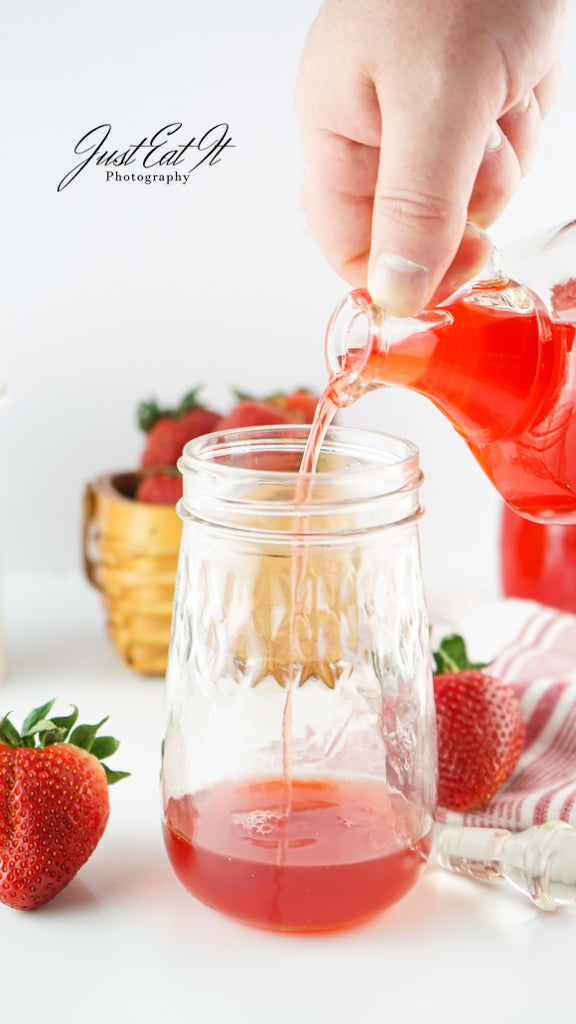 Limited PLR Strawberry Simple Syrup